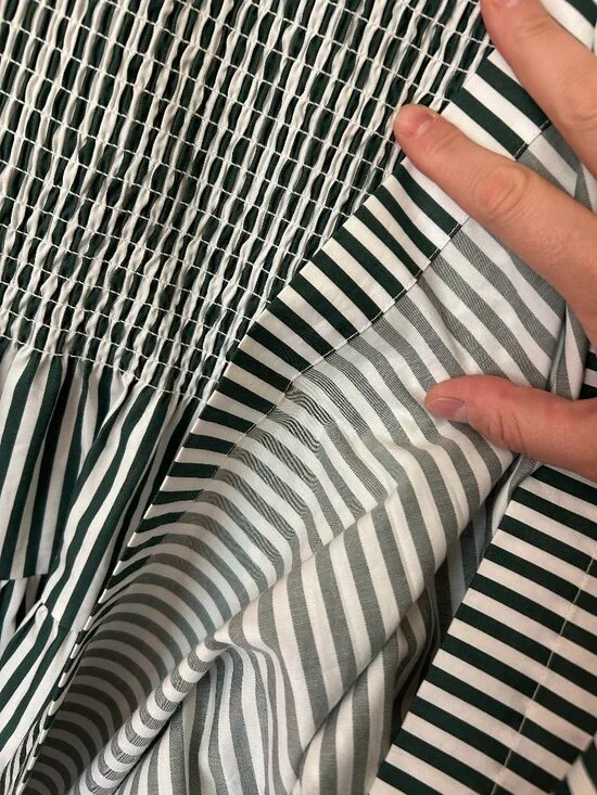 Hill House Cosima Mini Nap Dress Green XL LIKE NEW - Picture 9 of 9